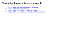 Tablet Screenshot of ladybenko.net
